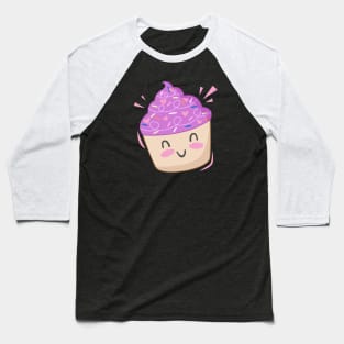 Cute Cupcake Design Baseball T-Shirt